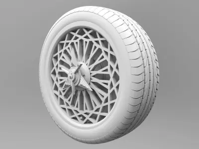 Wheel Tire 6 3D model