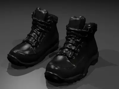 Military shoes 3D model
