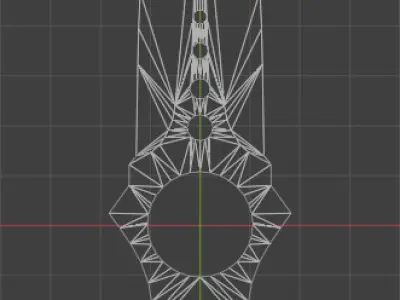 Throwing Knife Free low-poly 3D model