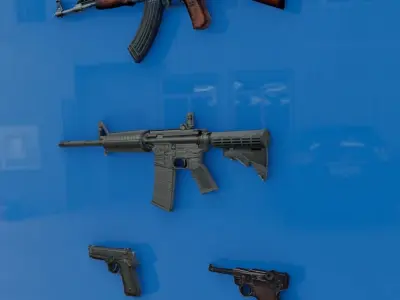 SEMI REALISTIC GUN PACK Free low-poly 3D model
