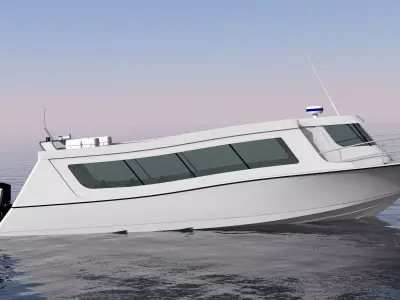 CAP-CAMARAT PASSENGER BOAT CONCEPT 3D model