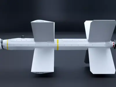 Zala Lancer-3 Kamikaze Drone Low-poly 3D model