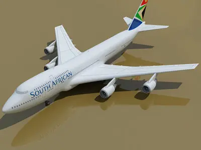 South African Airways 3D model