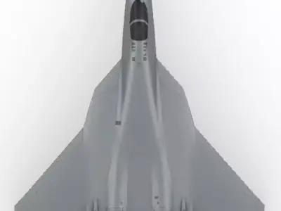 SU-57 3D print model