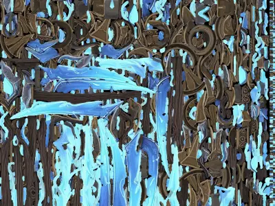 Water Spear 3D model