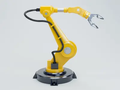 Robotic Mechanical Arm 3D model