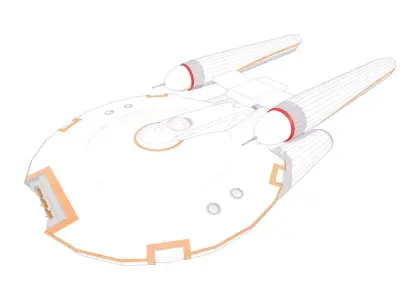 Spaceship-spacecraft-Ultra4 3D model