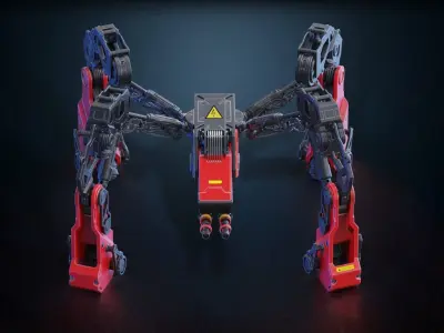 Spider Mech 3D model purchase