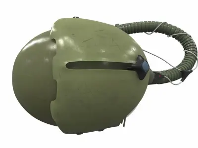 Pilot helmet jc-2 3D model