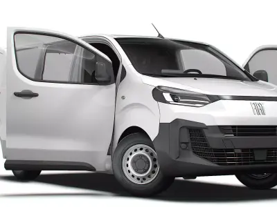 Fiat e Scudo Van L1 HQ Interior 2024 3D model