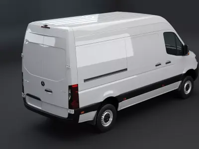 Mercedes Sprinter 4x4 EU spec 3D model