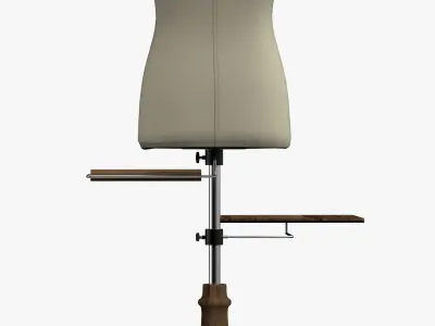 Mannequin wooden 3D model