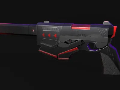M25 Gun Free low-poly 3D model