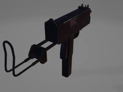 Mac-10 3D model purchase