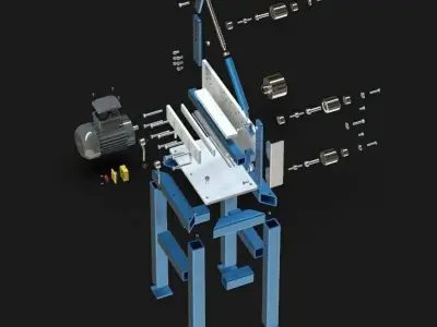 Belt Grinder 3D model