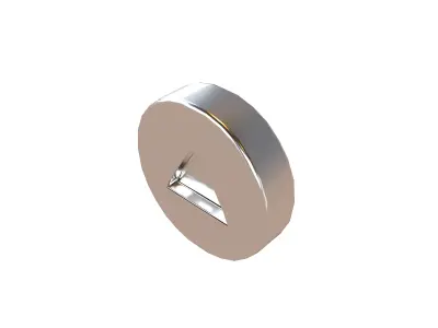 Screw v6 001 Low-poly 3D model