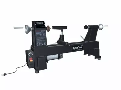Lathe Machine - Rox Wood 0179 3D model
