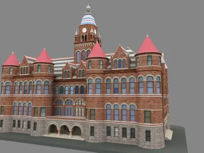 Dallas County Courthouse 3d Model