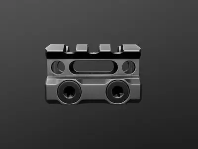 UTG Super Slim Picatinny Riser Mounts Free low-poly 3D model