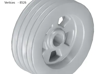 Games Pulley Toy Low-poly 3D model