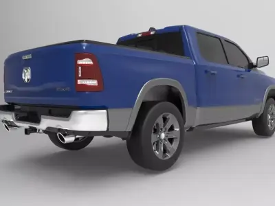 Dodge 1500 Laramie 2019 3D model