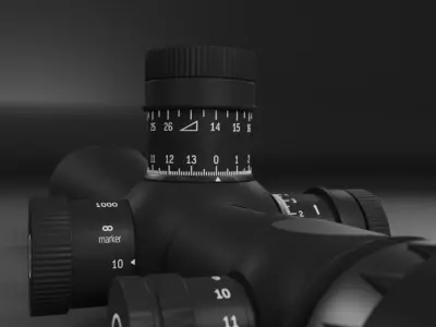 Sniper Scope 3D model shop