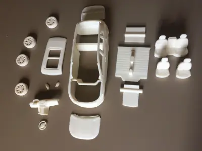 JEEP COMPASS 1-32  SCALE MODEL - ASSEMBY KIT - 3dprintable 3D print model