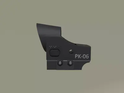 Belomo PK-06 Compact Collimator Sight Low-poly 3D model