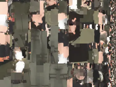 Female Army Modern Suit Low-poly 3D model