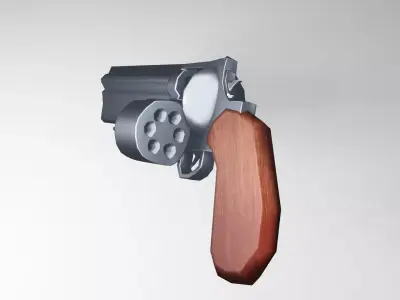 3d Revolver  3D model