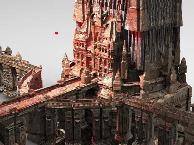 Barons City Architecture Kit bash 3D model