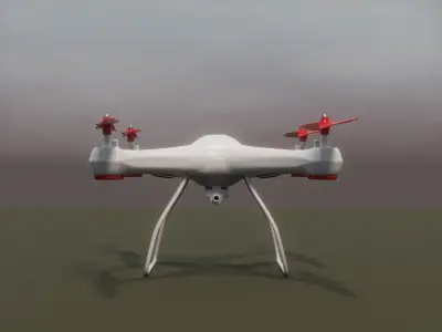 Drone Quadcopter 3D model
