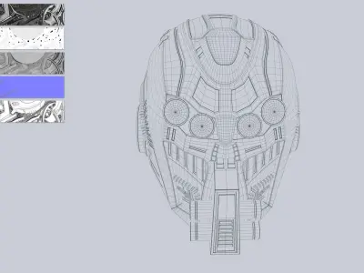Sci fi Helmet 3D model get