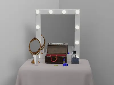 womens little things 3D model