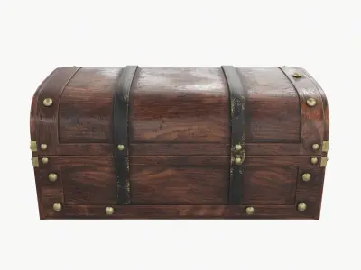 Old chest 03 3D model