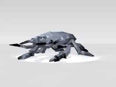 Stagbeetle Low Poligonal 3D model
