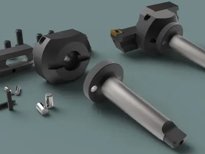 The head for boring holes 3D model