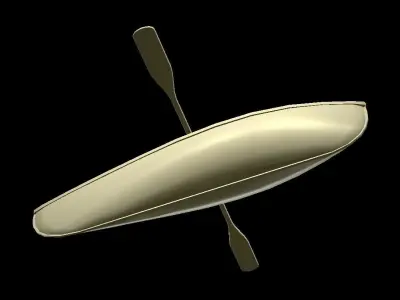HIE Clean Ship D180409 Low-poly 3D model