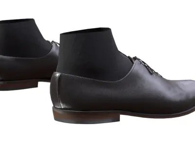 Man and Woman in Business Shoes 33 3D model