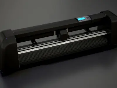 Cutting Plotter Machine Low-poly 3D model