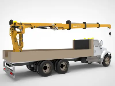 Loader Crane Low-poly 3D model purchase