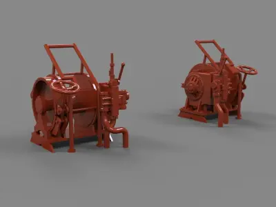 Winch RR 50 3D print model