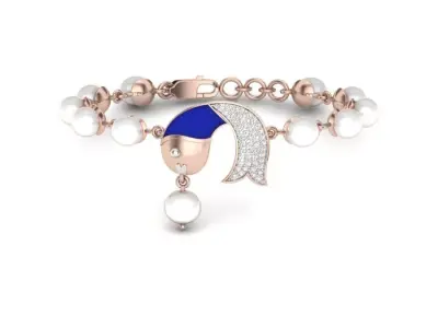 Stylish antique bracelet  3D print model