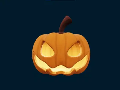 Halloween Spooky Decor Characters 3D model