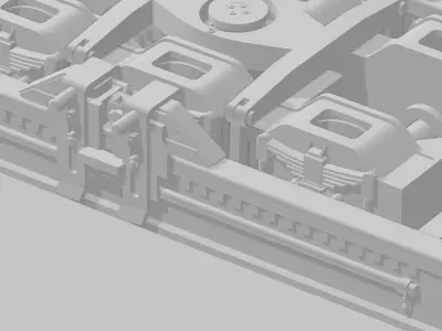 Train Carriage Transporter Tw7 1-87 H0e model view only FREE Free 3D print model