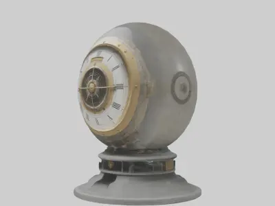 Time Travel Device Mo 1 Low-poly 3D model