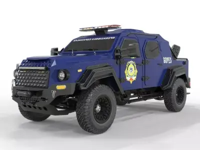 Armored military Truck 3D model