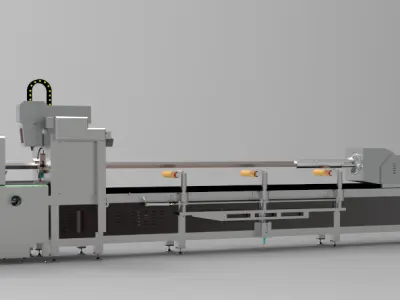  Pipe cutting machine 3D model