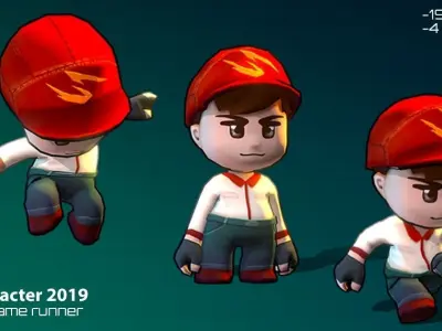 VIASS Free Character Pack Free low-poly 3D model