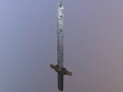 Old Short Sword  3D model